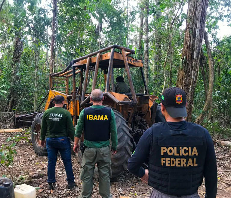 Governo federal promoveu ações de segurança pública e também investimentos para reduzir desmatamento. | Foto: Polícia Federal