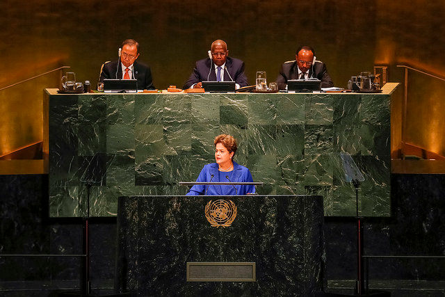 Em discurso na ONU, Dilma disse que Brasil não tolerava espionagem de outros países. | Foto: Roberto Stuckert