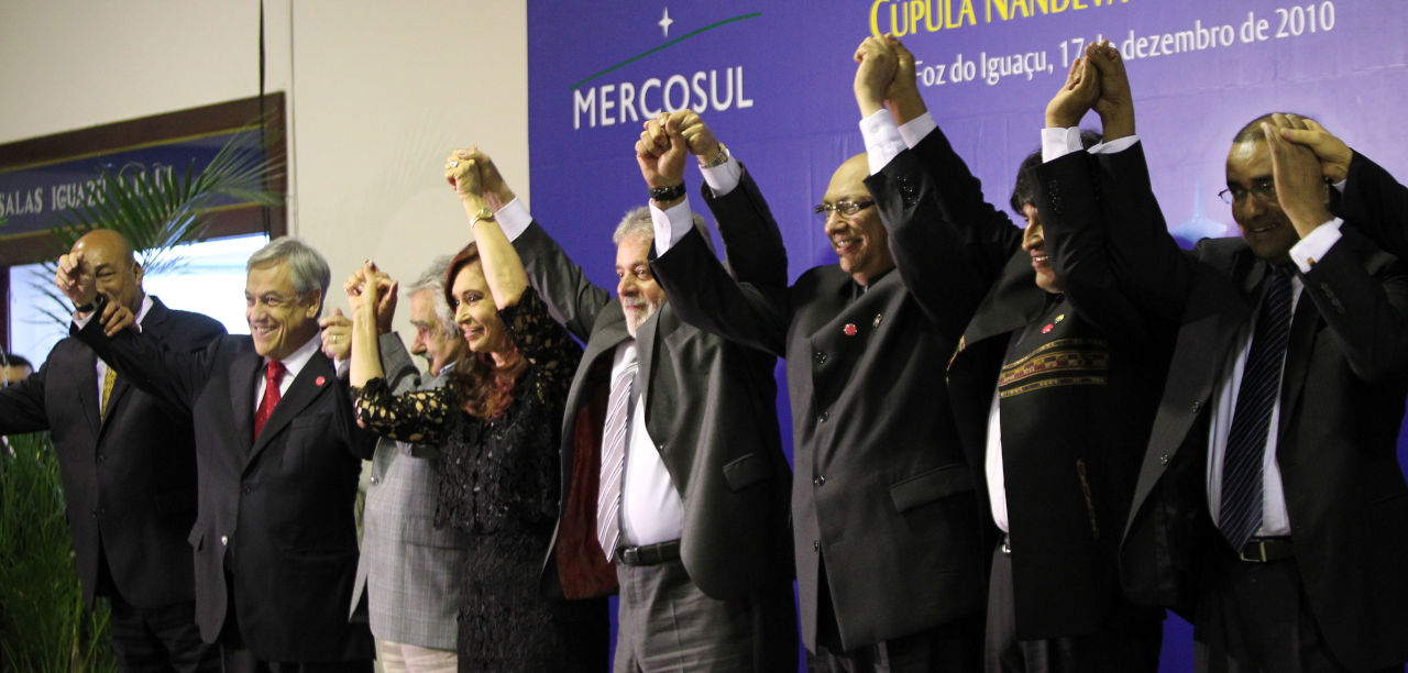 União do Mercosul garantiu avanços econômicos, sociais, culturais e democráticos na região. | Foto: Roberto Stuckert